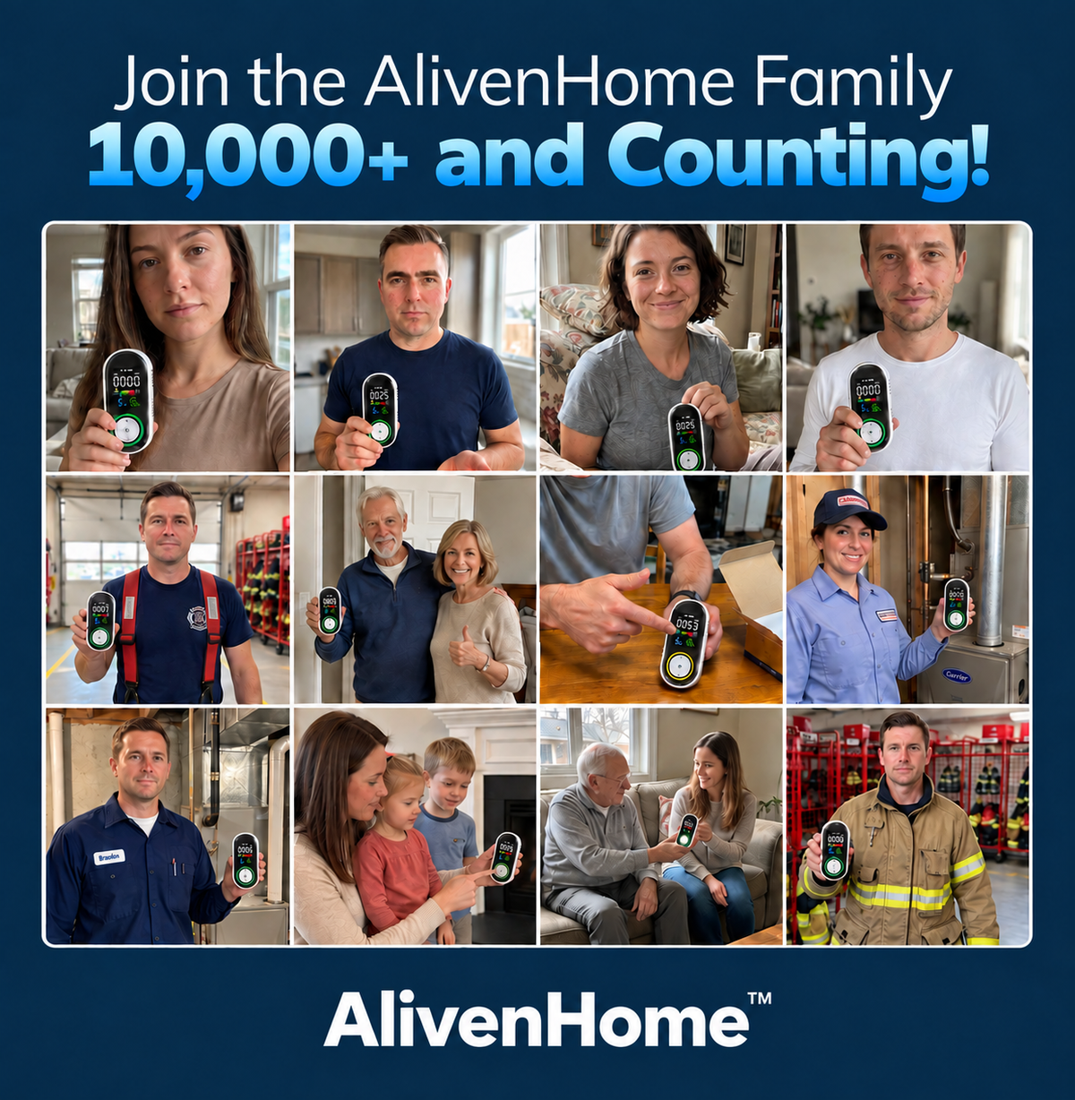 AlivenHome™ 5-in-1 Detector