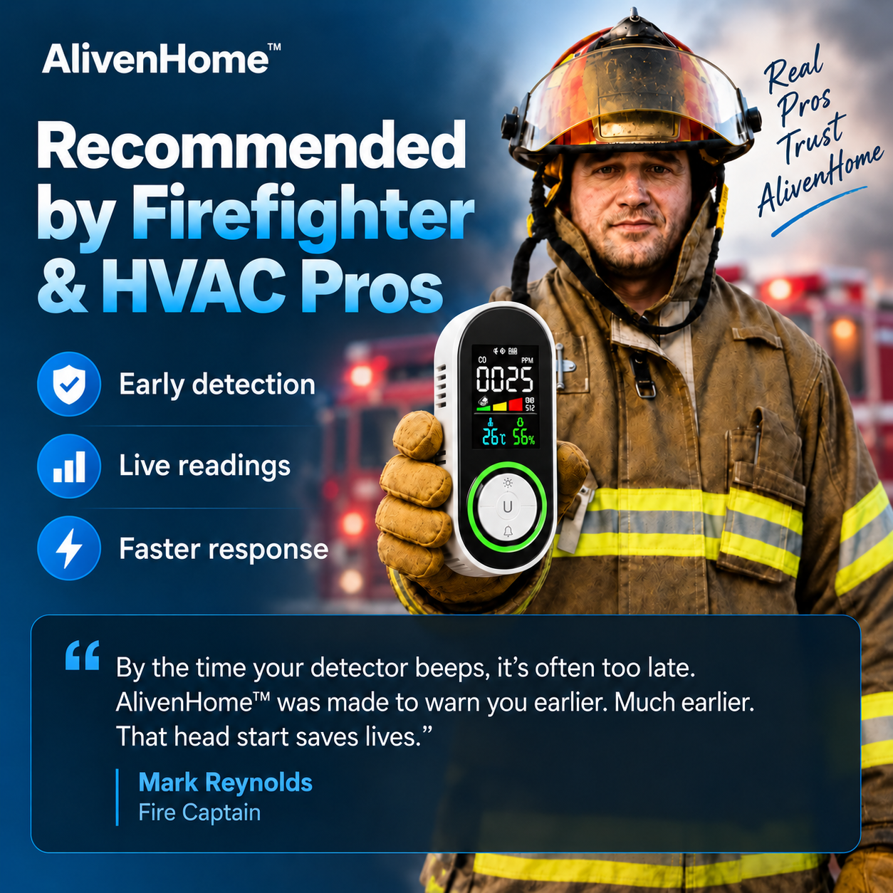 AlivenHome™ 5-in-1 Detector